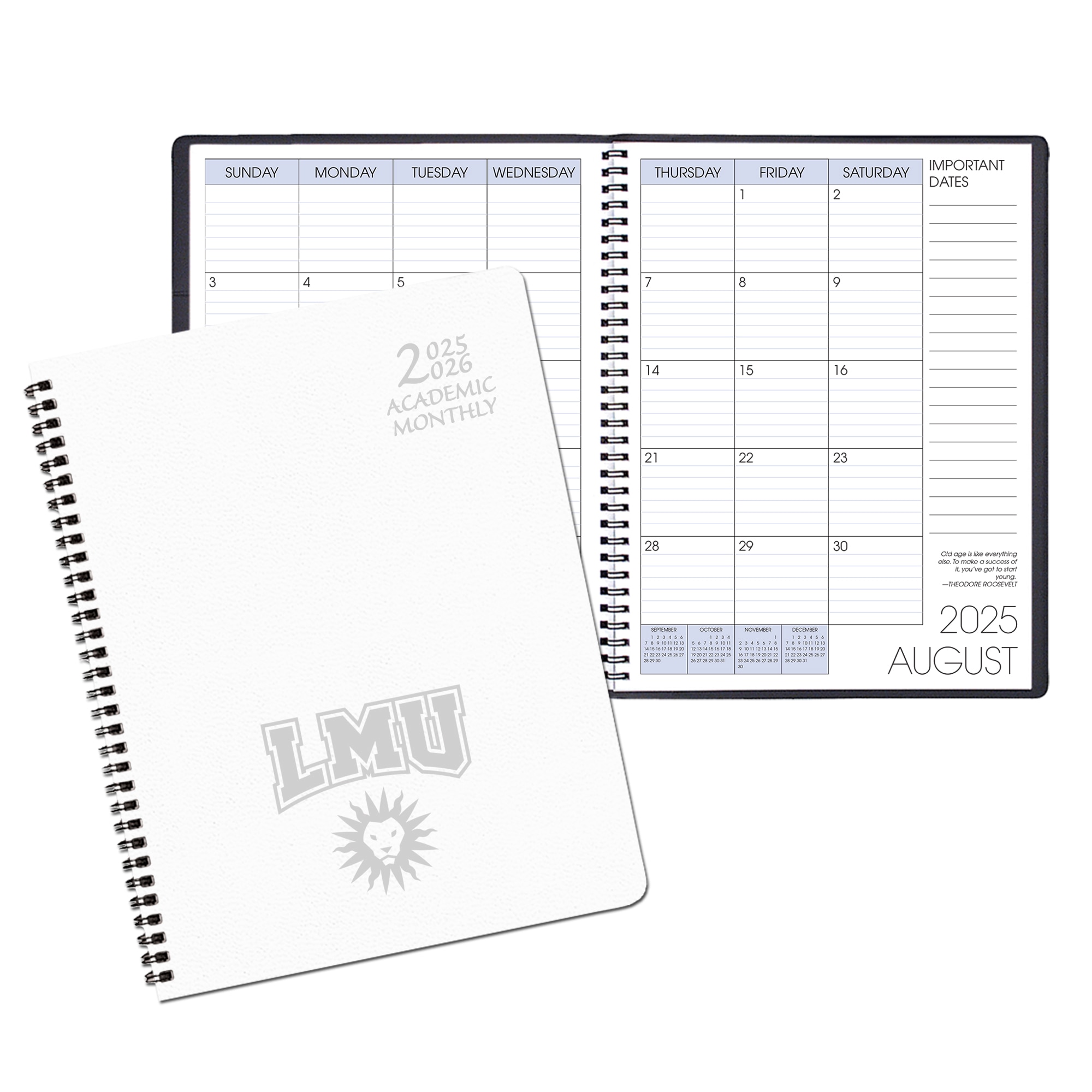 Payne 25-26 Imprinted Academic Monthly Planner 8.5"x11"