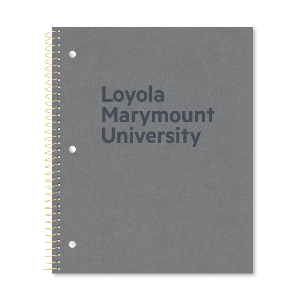 Roaring Premium 1 Subject Notebook 8.5x11 College Ruled 20lb Paper Impressions Leatherette Burnish Cover