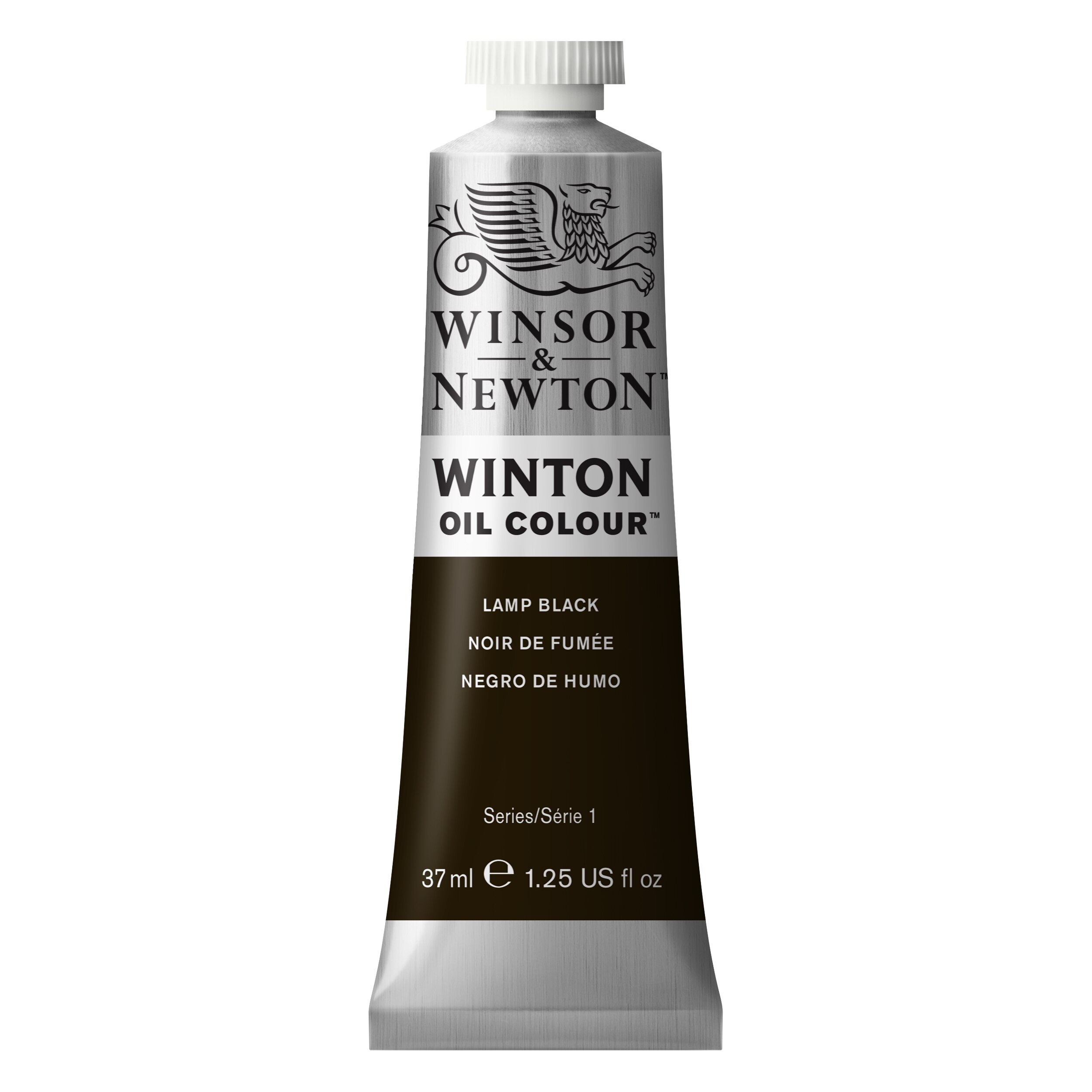 Winsor & Newton Winton Oil Color, 37ml, Lamp Black
