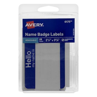 Avery Selfadhesive 2316 x 338 Name Badge Labels 25 Badges
