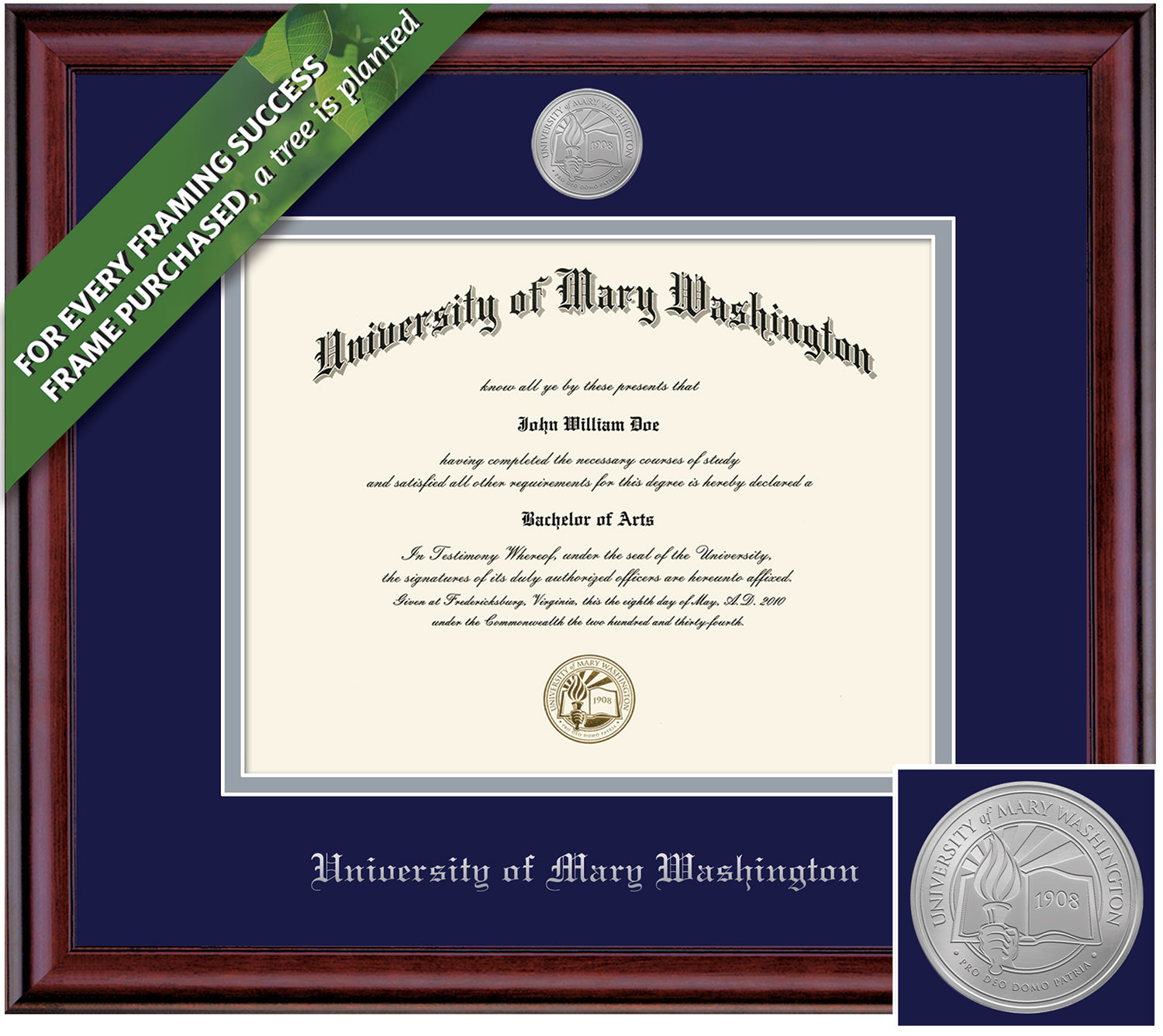 Framing Success Classic Diploma Frame. Bachelors, Masters