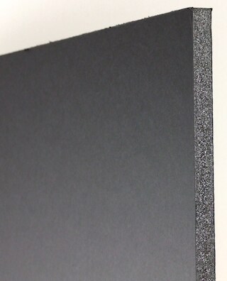 Foambrd Black 3/16 24X36
