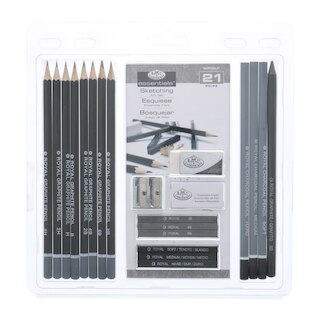 Royal Brush Essentials Sketching & Drawing Tin Set