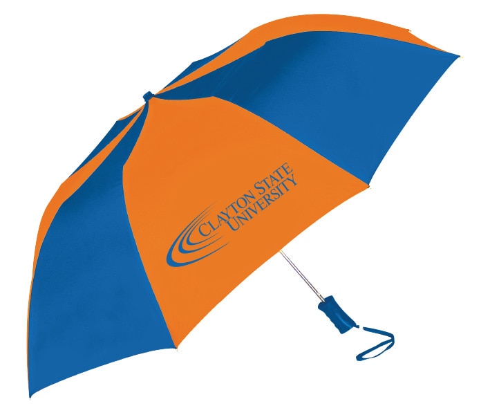 Clayton State University "The Sport" 2-Tone Emblematic Umbrella Automatic Folding 48" Coverage
