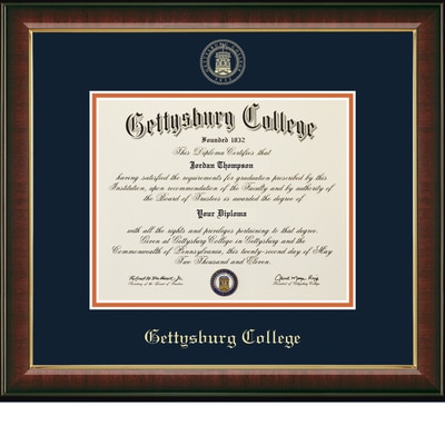 Church Hill Classics 8.5" x 11" Gold Embossed Cherry Diploma Frame