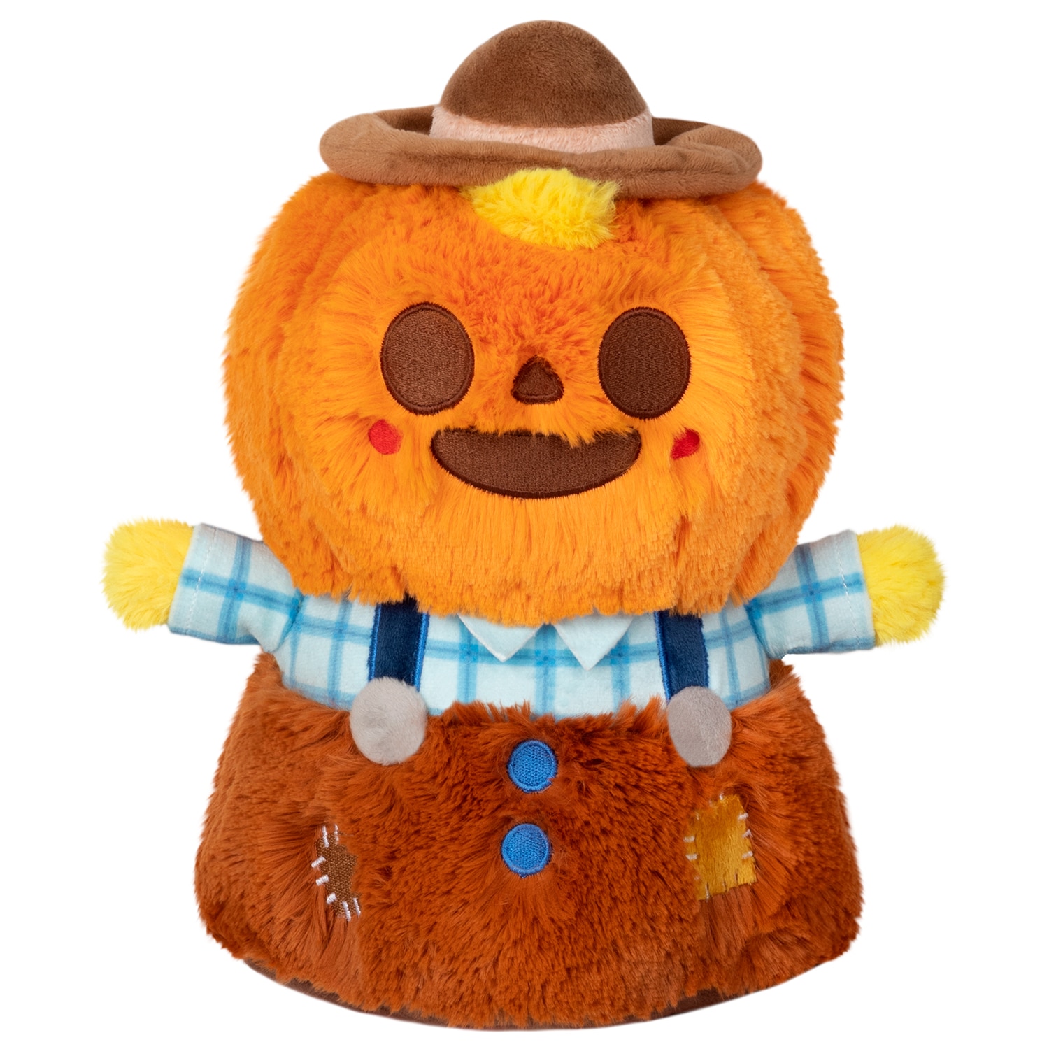 Mini Squishable Scarecrow Pumpkin Head