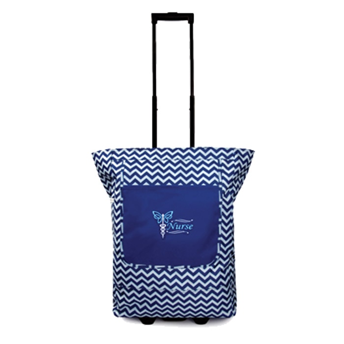 Embroidered Rolling Tote Butterfly