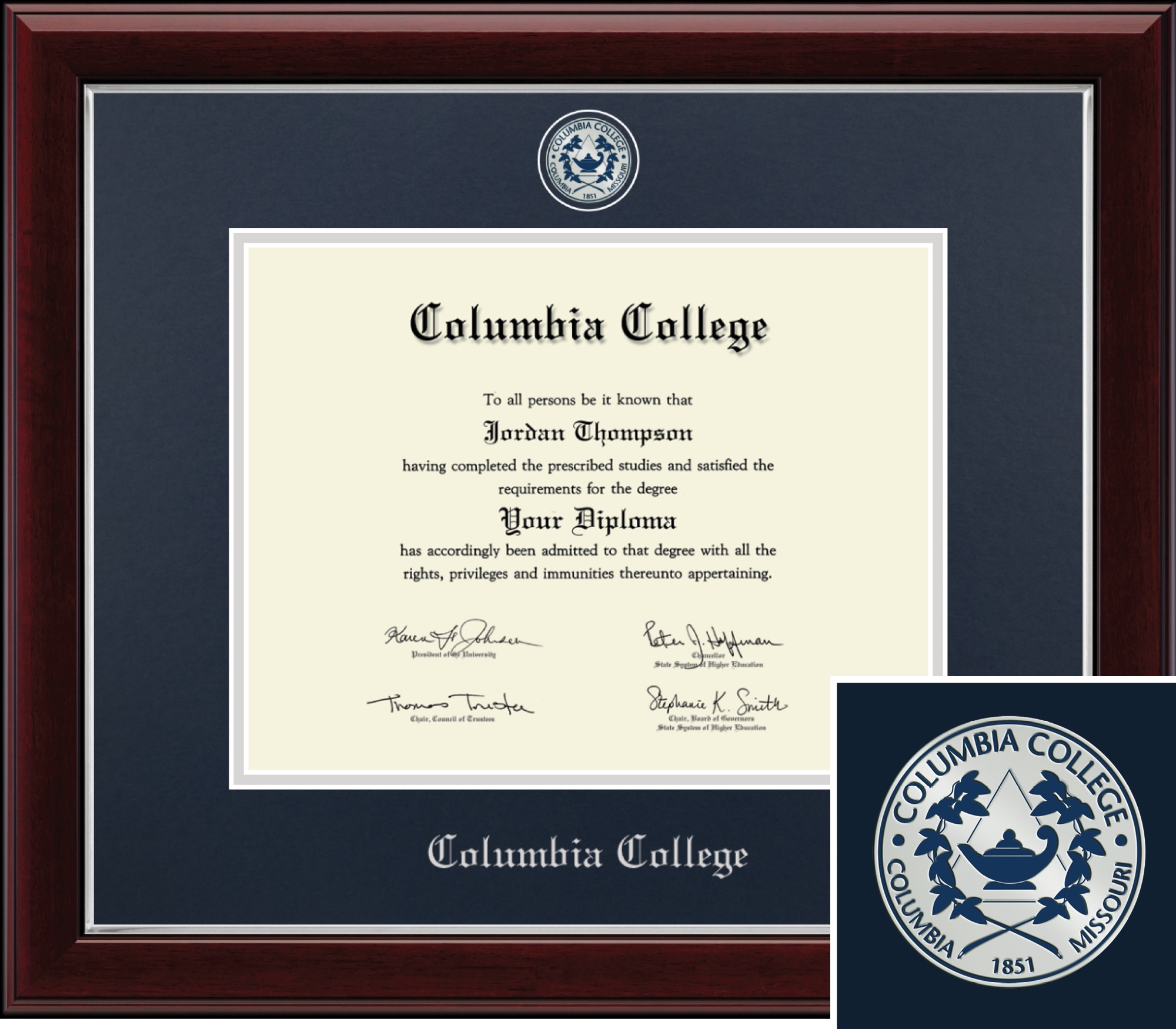 Church Hill Classics Masterpiece 8.5x11 Cherry Diploma Frame