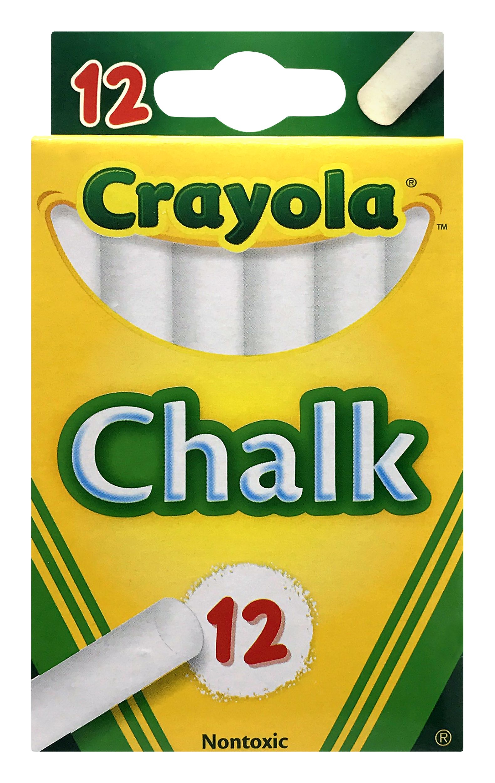 510320 Crayola Wht Chalk @+(12)