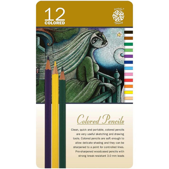12Pc Colored Pencil Set