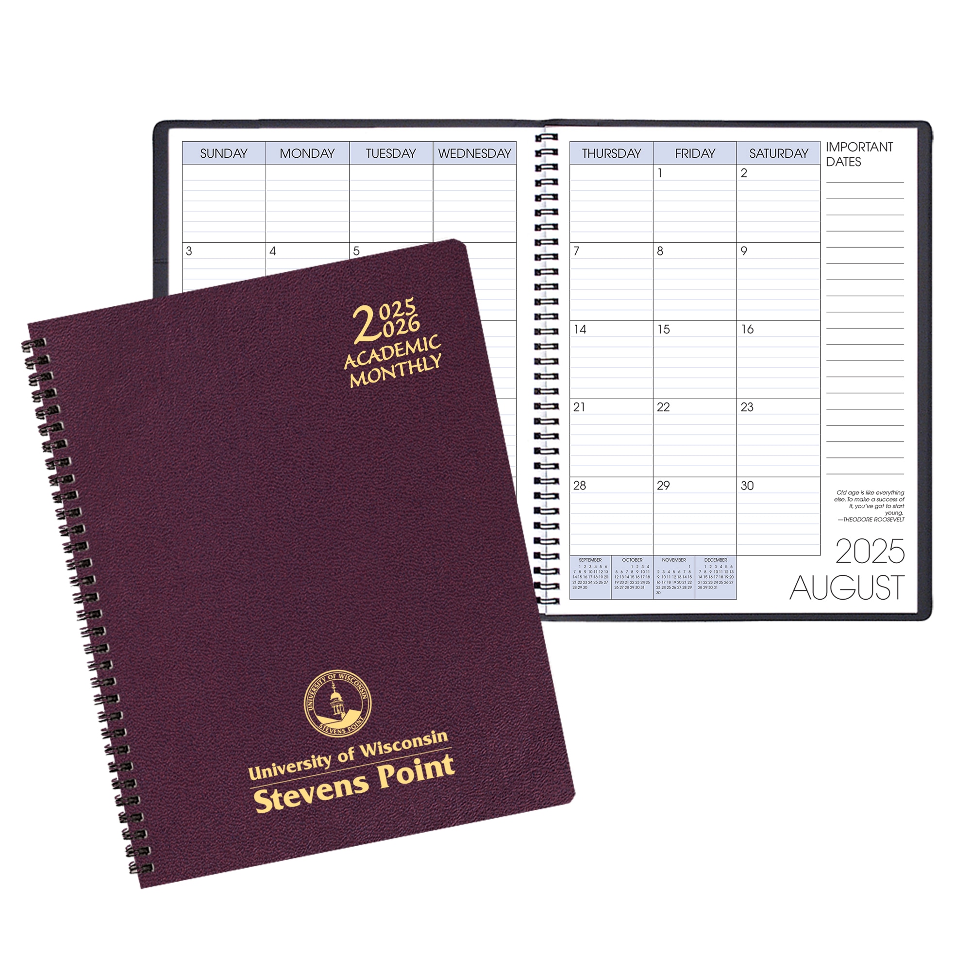 Payne 25-26 Imprinted Academic Monthly Planner 8.5"x11"
