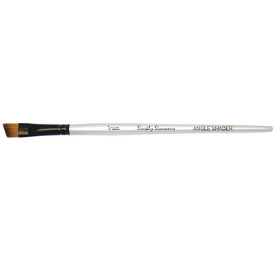 Robert Simmons Simply Simmons Short Handle Brush, Angle Shader, 3/8"