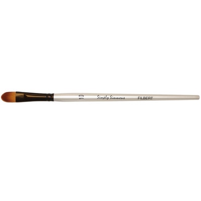 Robert Simmons Simply Simmons Short Handle Brush, Filbert, 10