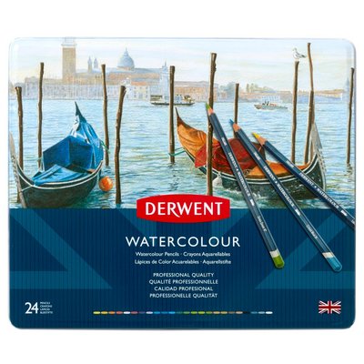 Derwent Watercolor Pencil 24-Color Set