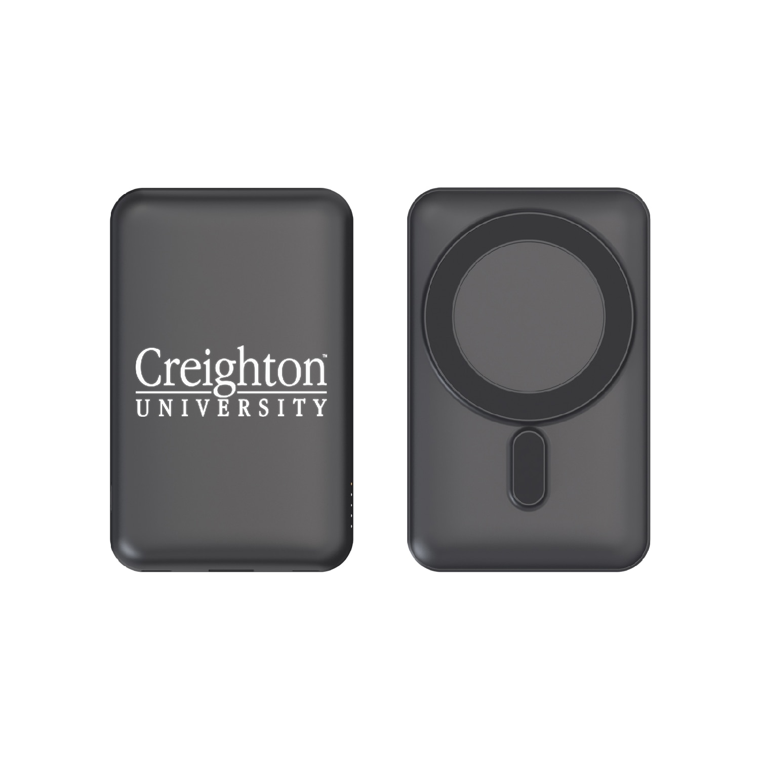 Creighton University Mag Safe Compatible Power Bank, Black, Alumni