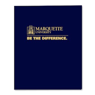 Roaring Twin Pocket Laminated Foil Portfolio 11 x 8.55