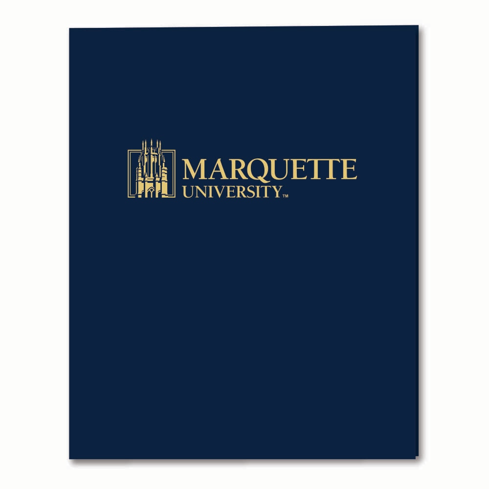 Roaring Twin Pocket Laminated Foil Portfolio 11 x 8.55
