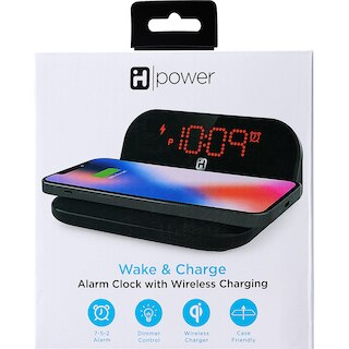 iHome IHV18 Wireless Charging Digital Alarm Clock
