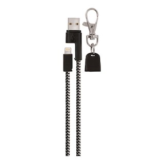 Emerage Helix Lightning Lanyard Black