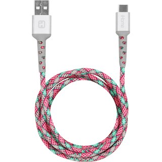 iHome 6 Ft Type Ac Cable Pinkteal