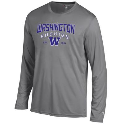 Washington Huskies Champion Athletic Long Sleeve T Shirt Washington Huskies Champion Athletic Long Sleeve T Shirt
