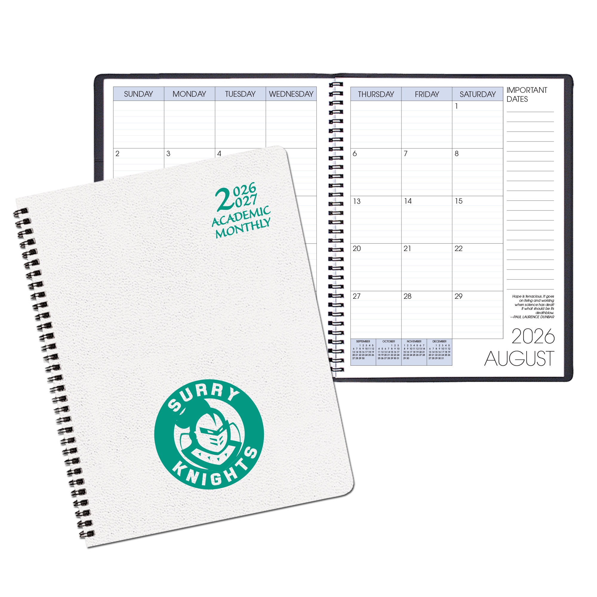 Payne '26-'27 Imprinted Academic Monthly Planner