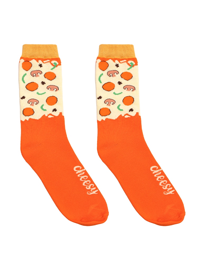 Living Royal Pizza 3D Crew Socks