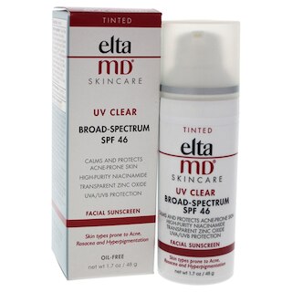 UV Clear Facial Sunscreen SPF 46 - Tinted by EltaMD for Unisex - 1.7 oz Sunscreen