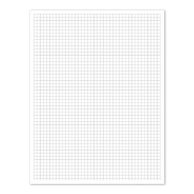 Ampad Graph Pad 812 X 11 Graph Rule (5 X 5) 50 Sheets