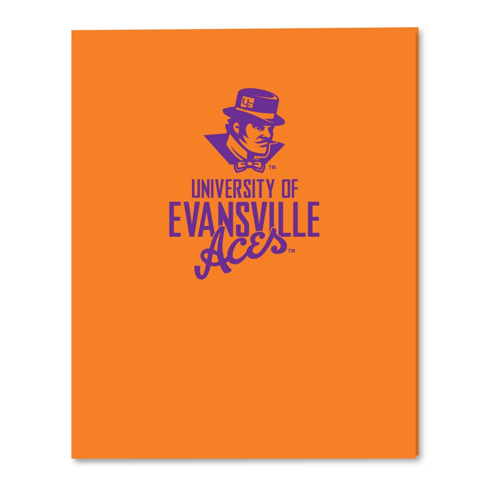 Roaring Twin Pocket Laminated Foil Portfolio 11 x 8.11