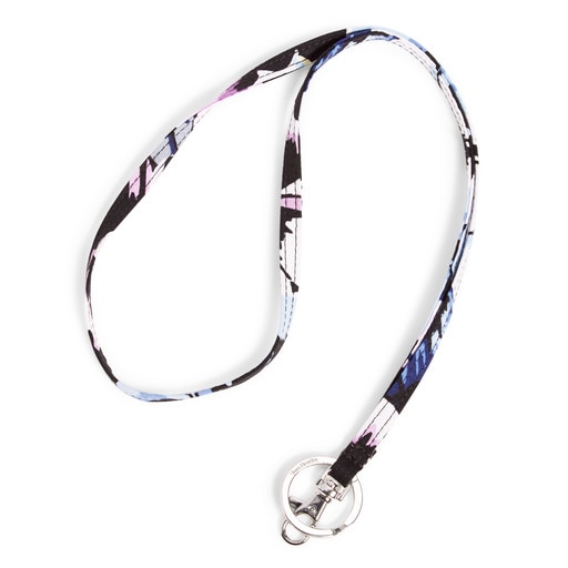 Lanyard : Plum Pansies