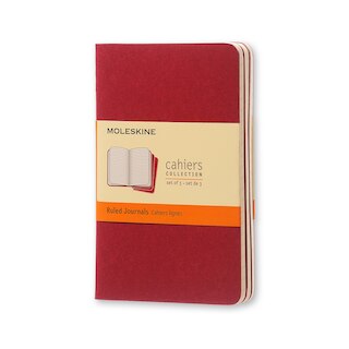 Moleskine Cahier Journal (Set of 3) XXL Ruled Kraft Brown Soft Cover