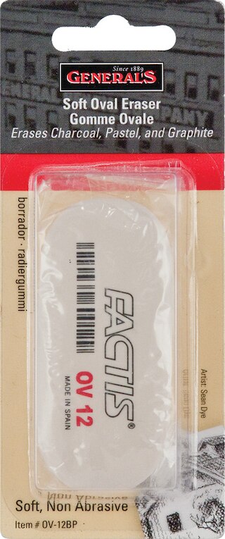 General Pencil Factis Soft Oval Eraser