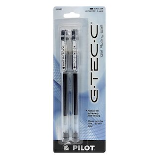 GTec C4 Gel Roller Pen Ultra Fine 2Pk