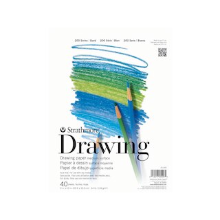 Strathmore Drawing Paper Pad, 200 Series, 9