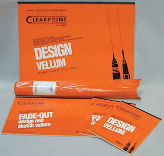 Clearprint Design and Sketch Pad, Unprinted, 8.5