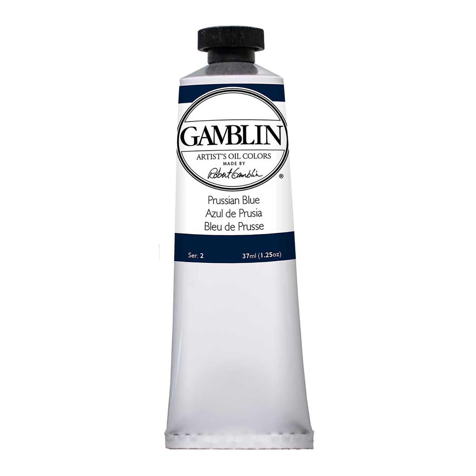 Gamblin Artist Grade Oil Color, 37ml, Prussian Blue