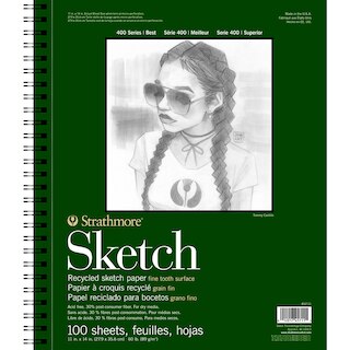 Strathmore Sketch Paper Pad, 400 Series, Recycled, 11