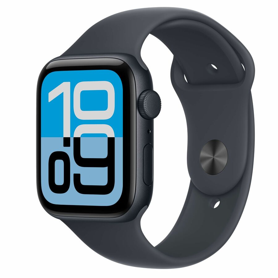 Apple Watch SE 3 GPS 44mm Midnight Aluminum Case with Midnight Sport Band - M/L