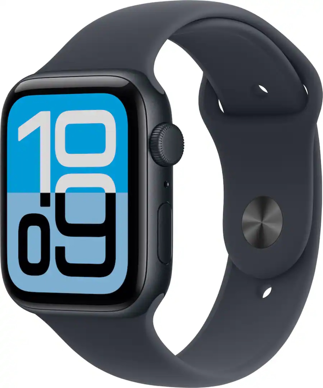 Apple Watch SE 3 GPS 44mm Midnight Aluminum Case with Midnight Sport Band - S/M