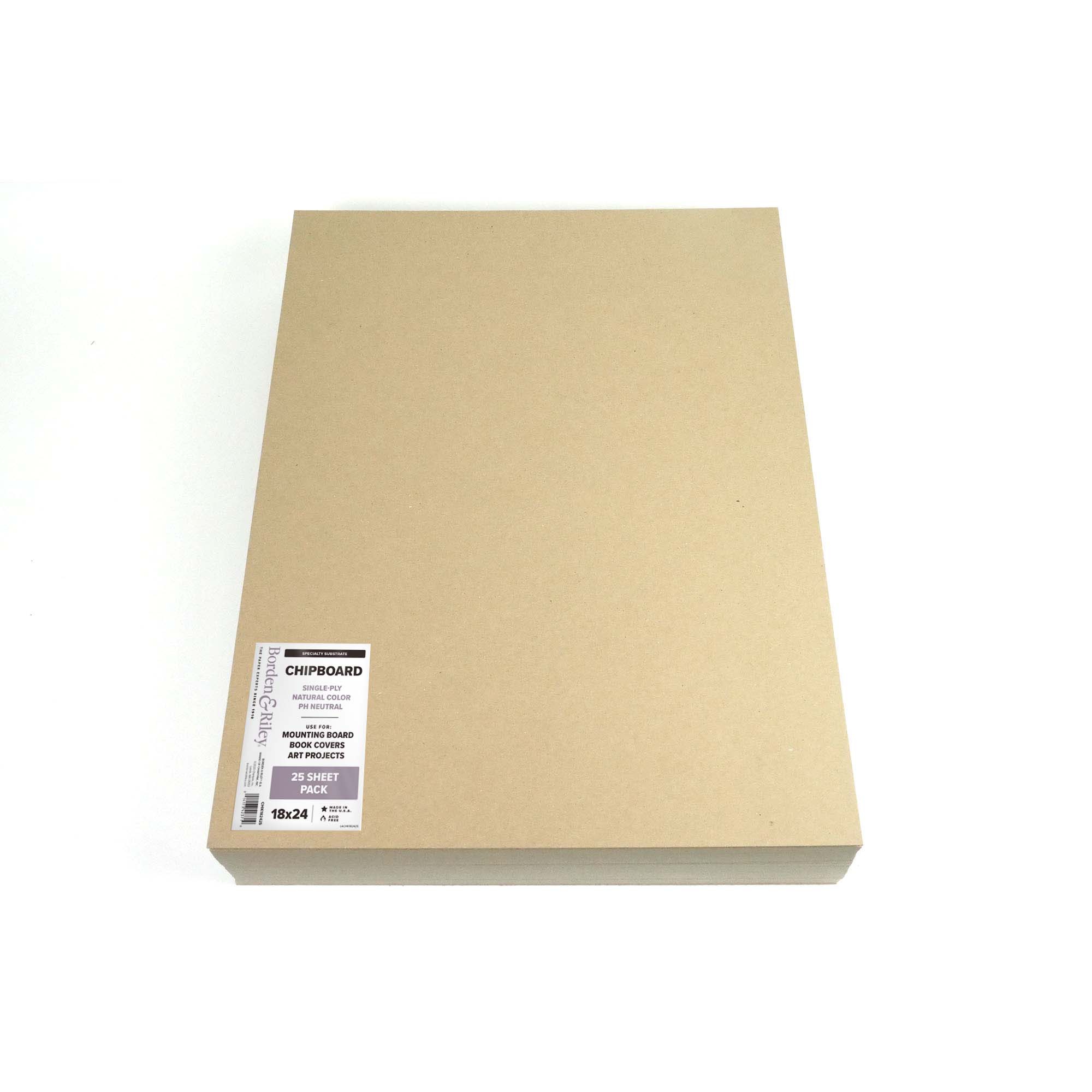 Double Weight Pasted Chipboard 18"x24"