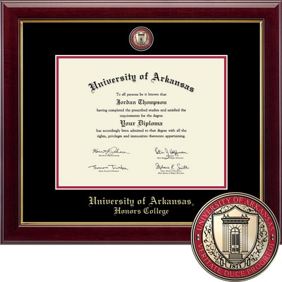 CHURCH HILL CLASSICS 8.5X11 MASTERPIECE CHERRY HONORS COLLEGE FRAME