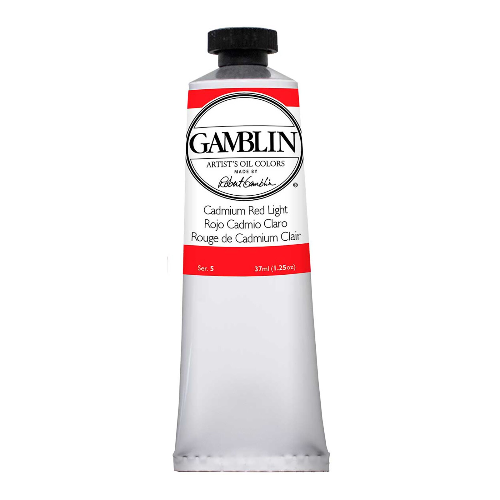 Gamblin Artist Grade Oil Color, 37ml, Cadmium Red Light