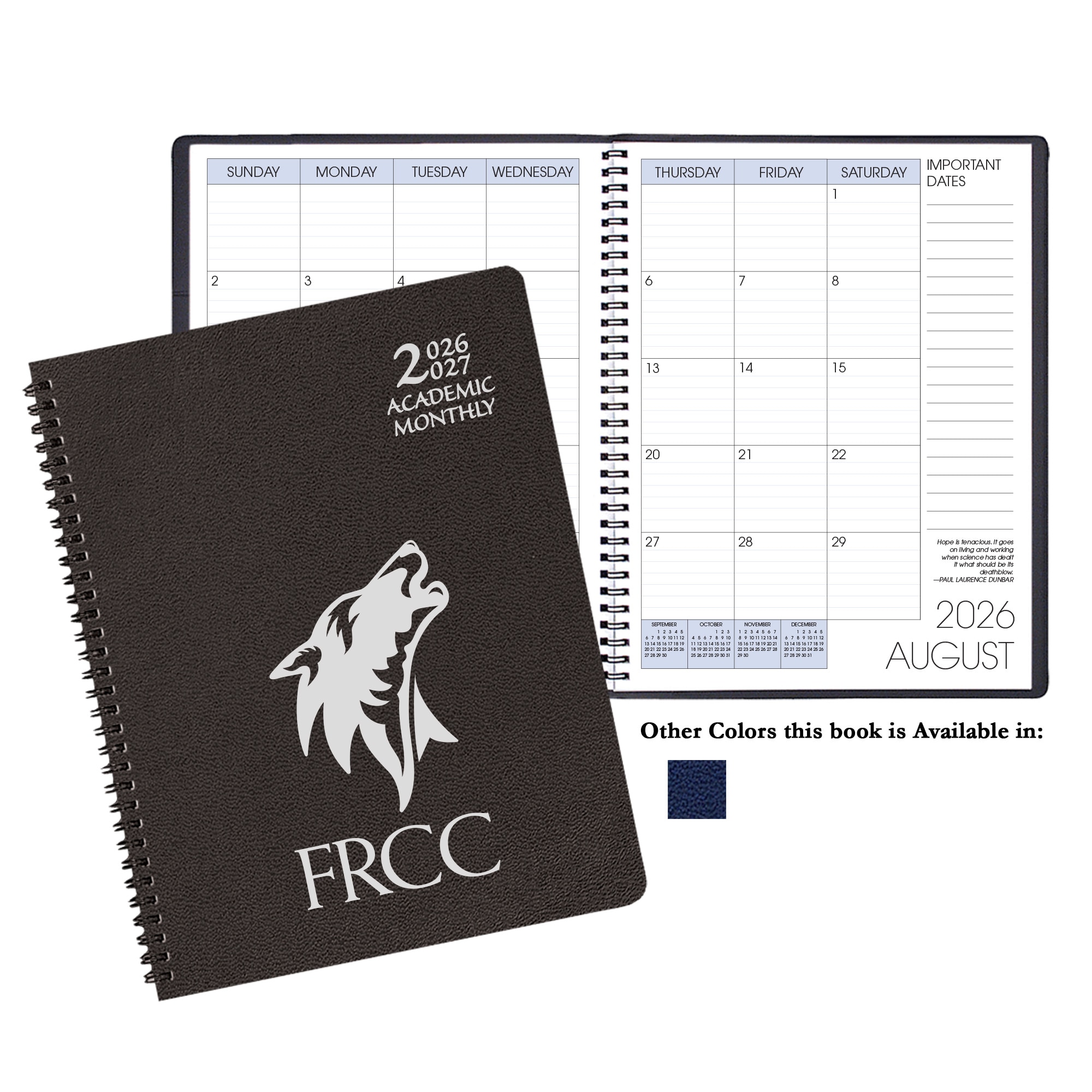 Payne '26-'27 Imprinted Academic Monthly Planner