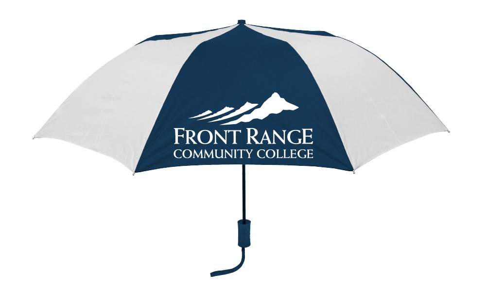 "The Sport" 2-Tone Emblematic Umbrella Automatic Folding 48" Coverage