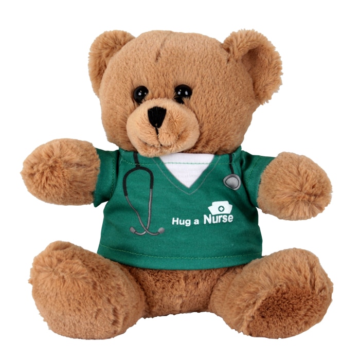 7" Hug A Nurse Plush Bear