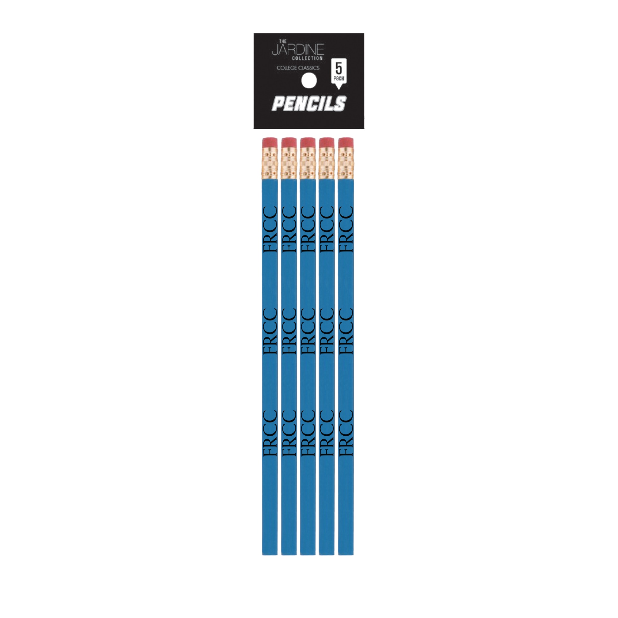Emblematic Pencil 5pk School Name