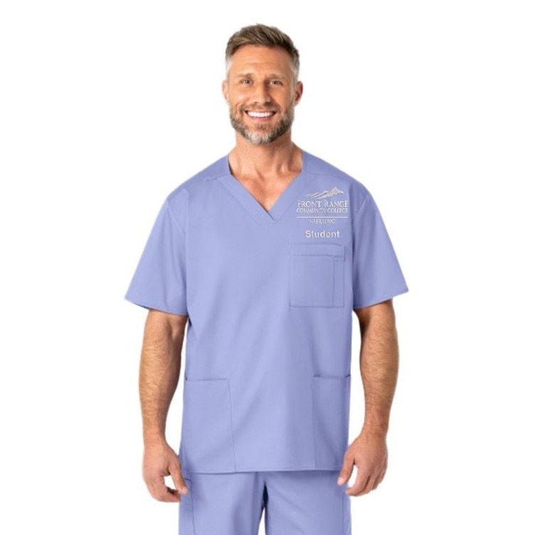 Wink WonderWork Men's V-Neck Top 103FRC5-CBL