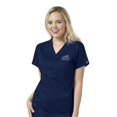 Front Range Custom Decorated WonderWink WWK Pharmacy Tech Unisex V-Neck Scrub Top, 100FRC2