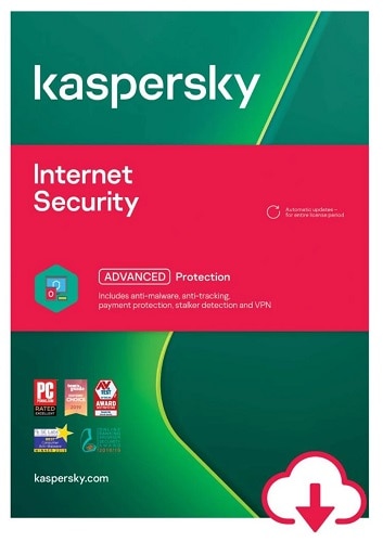 Kaspersky Total Security 1-Year Subscription for Up to 5 Devices